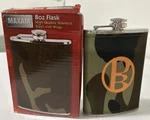 Maxam Camo 8 Oz. Stainless Steel Hip Flask For Liquor Whisky New!. Fixed Price $14.99.
