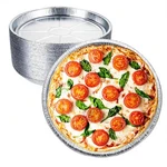 Gdoodm 50 Pack Aluminum Pizza Foil Pans, 11 Inch Round Disposable. Fixed Price $57.29.
