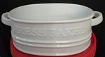 Fitz & Floyd Everyday White Fresh Baked Baking Dish Farmhouse Side Handles Oval. Fixed Price $20.00.