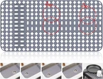 Arlba Upgraded Silicone Sink Mat 28"X14" Protectors For Kitchen Wit.... Fixed Price $63.01.