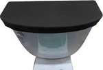 Madeals Velvet Toilet Tank Lid Cover Fabric For Black. Fixed Price $12.08.