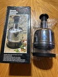 Excelsteel By Cook Inc. Chrome Vegetable Chopper Food Processor. Fixed Price $14.95.
