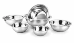 Avador Of 6 Brushed Stainless Steel Mixing Bowl Set, Easy Clean. Fixed Price $19.99.