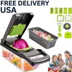 15-IN-1 Vegetable Chopper Onion Dicer Mandoline Slicer Food Cutter Kitchen Gadg. Fixed Price $16.49.
