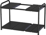 Deco Brothers Under Sink 2 Tier Expandable Shelf Organizer, Black. Fixed Price $41.52.