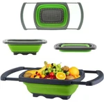 Fruit Vegetable Washing Basket Foldable Strainer Silicone All Colors. Fixed Price $11.95.