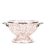 Golden Rabbit Enamelware - 3QT Colander (taupe Swirl). Fixed Price $62.03.