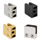 Stainless Steel Square Flat Back Glass Clamp For 1/4" - 3/8" Thick 4PCS. Fixed Price $58.99.