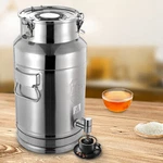 20L 304 Stainless Steel Milk Oil Pail Storage Bucket Wine Barrel Canister Us. Fixed Price $87.03.