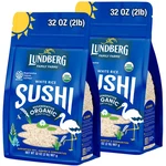 Sushi Rice 2-PACK Sticky White Japanese-style Short Grains, Regenerative Organ. Fixed Price $46.99.