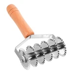 Upkoch Wooden Handle Stainless Steel Pastry Cutter 8-INCH Dough Cutting Tool .... Fixed Price $33.81.
