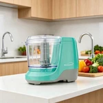 Brentwood Blue Mini Food Chopper 1.5 Cup MC-109 Lpt Compact Vegetable Dicer. Fixed Price $14.16.