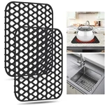 Yubird Sink Protectors For Kitchen - 13.58"X 11.6" Mats 2 Pcs Silic.... Fixed Price $26.86.
