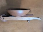Vintage Woodcraftery Wooden Wheelbarrow Nut Candy Fruit Bowl Farmhouse Cor. Fixed Price $9.99.