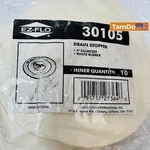 Ez-flo 30105 Drain Stopper 5" Diameter White Rubber (qty: 10). Fixed Price $22.00.