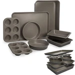Goodful All-in-one Nonstick Stackable 8-PC Bakeware Set Oven Safe 400. Fixed Price $91.45.