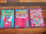 Set Of 3 Posters Costa Rica Colorful Kitchen Art 11.5 X 17 Village Women & Food. Fixed Price $39.99.