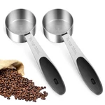 Oruola 2PCS 1/8 Measuring Cup, Stainless 30ML, Silver + Black. Fixed Price $10.46.