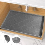 Waterproof Under Sink Mat, 34" X 22" Silicone For Kitchen Bathroom, Cabin.... Fixed Price $35.98.