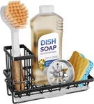 Swtymiki Sink Caddy Sponge Holder - Kitchen Organizer With High Brush. Fixed Price $21.60.