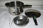 Fagor Rapid Express Pressure Cooker 8 Stainless Steel Basket Clean. Fixed Price $49.95.