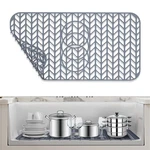 Awoke Sink Protectors For Kitchen - 24"X 12.5" Mat 12.5, Gray. Fixed Price $38.90.