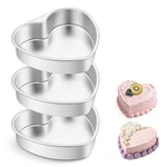 E-far 8 Inch Heart Cake Pan, 3PCS Stainless Steel Shaped Mold,. Fixed Price $38.60.