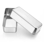 E-far 2-PACK 12 X5 Stainless Steel Pans For Bread, Meatloaf, Cake. Fixed Price $41.23.