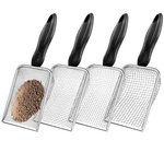 4 Pcs Gardening Soil Sifter, Shape Sieve With Handle (2/2.8/3.8.... Fixed Price $22.01.