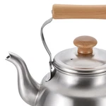 Kettle 2.7L Ih Compatible Stainless Steel Sapporo Wooden Handle From Japan. Fixed Price $198.00.