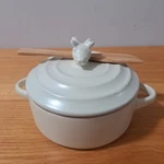 Wild Eye Design Reindeer Brie Baker Small Ceramic Casserole Dish Holiday. Fixed Price $22.94.