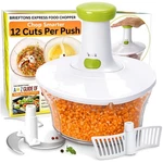 Express Manual Food Chopper: 6.8-CUP Vegetable Cutter For Quick Healthy Meals. Fixed Price $39.19.