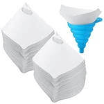 Janyun 150 Pcs Paint Strainers With Silicone Funnel Filter, Nylon White. Fixed Price $17.19.
