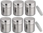 Powder With Lid,stainless Steel Fine Mesh Shaker, For Sifter Cocoa,cinnam. Fixed Price $18.31.