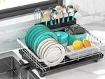 Merrybox Stainless Steel Dish Drying Rack For Kitchen Counter Sink Rustpr. Fixed Price $26.37.