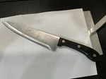 Paul Revere Kitchen Chefs Knife Black Handles Taiwan Stanles Steel. Fixed Price $12.00.