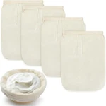 4 Pcs Greek Yogurt Strainers 11.8 X 7.9 Inch Reusable Organic Cotto. Fixed Price $13.59.