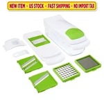 Mainstays 11PC Vegetable Chopper Mandoline Slicer Dicer Kitchen Set Green. Fixed Price $19.88.