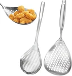 Kaycrown Skimmer Slotted Spoon, 2 Pack Stainless Steel Pasta Spider Silver. Fixed Price $28.41.