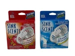 2 Sink Scents Scented Strainer/stopper Apple Cinnamon & Ocean Breeze. Fixed Price $18.95.