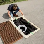 Pig Adjustable Frame Storm Drain Filter #FLT007 24" 37" W & 35" 49". Fixed Price $89.99.