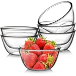 Nutriups 6 Pack 24OZ Glass Bowls Set For Cereal And Salad, Small. Fixed Price $54.01.