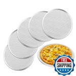 Pizza Pan Set Of 3PCS, Aluminum Screen, Metal Tray For Oven Kitchen. Fixed Price $46.83.
