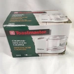 Toastmaster 1115 Chopster Mini Food Chopper-new Open Box Free Shipping. Fixed Price $10.00.