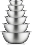 Joyjolt Stainless Mixing Bowl Set - 6 Steel,. Fixed Price $41.74.