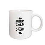 3DROSE Keep Calm And - Carry Drumming Gift For Drummer Percussionis. Fixed Price $11.99.
