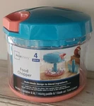 Mainstays 4 Piece "pull" Food Chopper Container Lid Paddle Blade Set. Fixed Price $24.00.