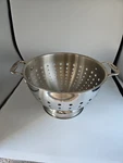 All-clad Classic Stainless Steel 5 Quart Colander Strainer 10. Fixed Price $53.00.