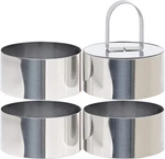 Hulisen Round Cake Mold, Stainless Steel 3 Cooking Crumpet Rings With 1 Pu. Fixed Price $17.29.