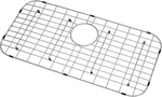 Lqs Stainless Steel Kitchen Sink Protector Grid Single Drain 27 9/16"X 13. Fixed Price $34.99.